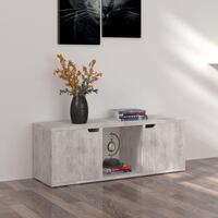 Tv-skab 88,5x27,5x30,5 cm spånplade betongrå