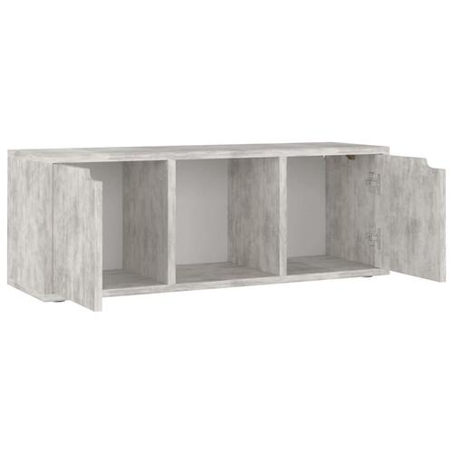 Tv-skab 88,5x27,5x30,5 cm spånplade betongrå