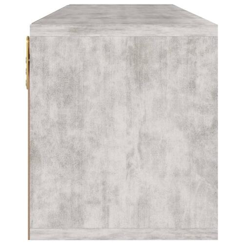 Tv-skab 88,5x27,5x30,5 cm spånplade betongrå