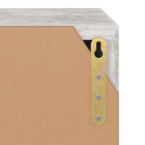 Tv-skab 88,5x27,5x30,5 cm spånplade betongrå