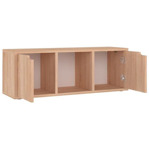 Tv-skab 88,5x27,5x30,5 cm spånplade sonoma-eg