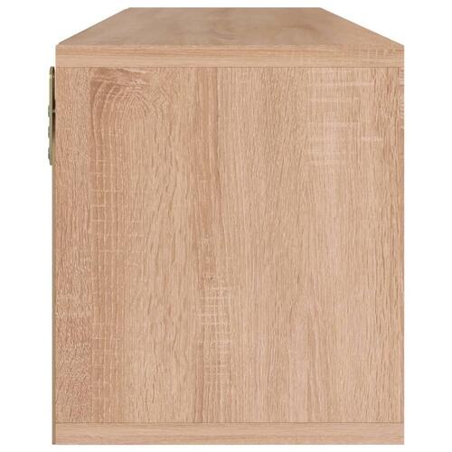 Tv-skab 88,5x27,5x30,5 cm spånplade sonoma-eg