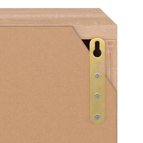 Tv-skab 88,5x27,5x30,5 cm spånplade sonoma-eg