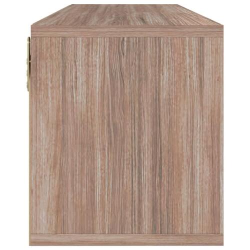 Tv-skab 88,5x27,5x30,5 cm spånplade grå sonoma-eg