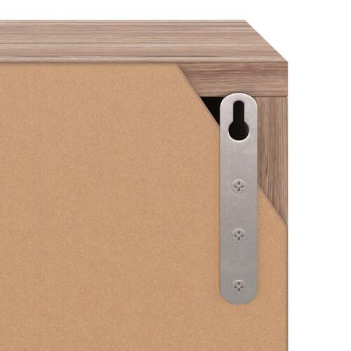 Tv-skab 88,5x27,5x30,5 cm spånplade grå sonoma-eg