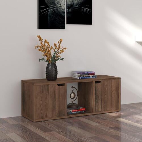 Tv-skab 88,5x27,5x30,5 cm spånplade røget eg