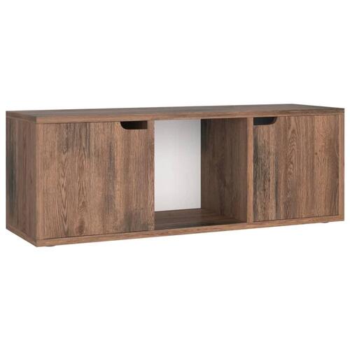 Tv-skab 88,5x27,5x30,5 cm spånplade røget eg