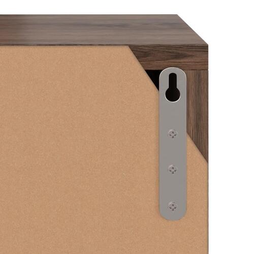 Tv-skab 88,5x27,5x30,5 cm spånplade røget eg