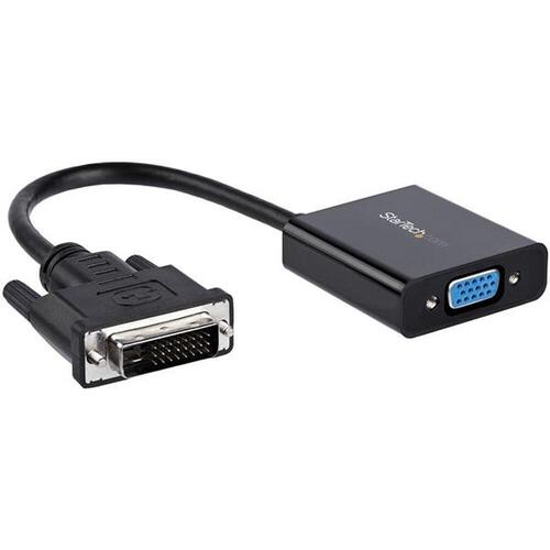 DVI-D til VGA-adapter Startech DVI2VGAE 0,19 m Sort