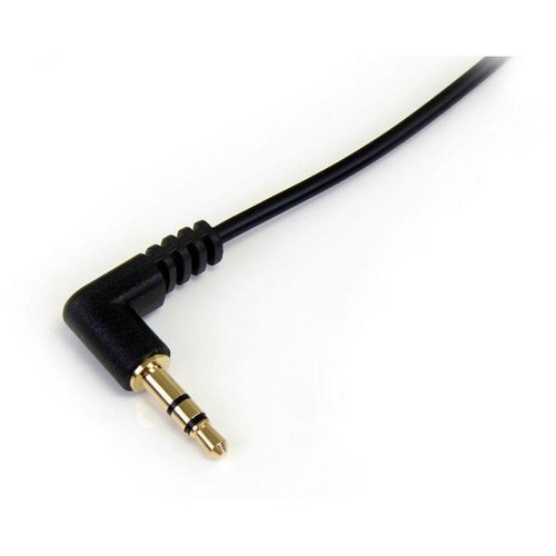 AUX kabel 3,5 mm - Startech - 0,3 m, sort