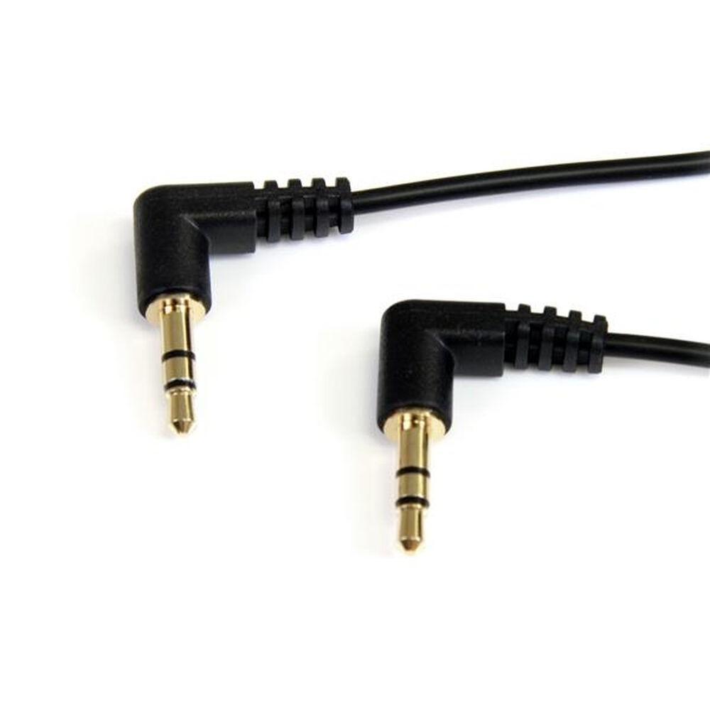 Lydjack Kabel 3 5 Mm Startech Mu3mms2ra 0 9 M Sort