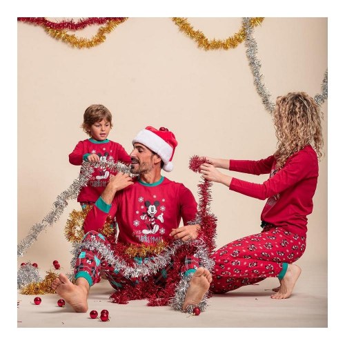 Mickey Mouse nattøj til drenge - rød, 6 år, 100% bomuld