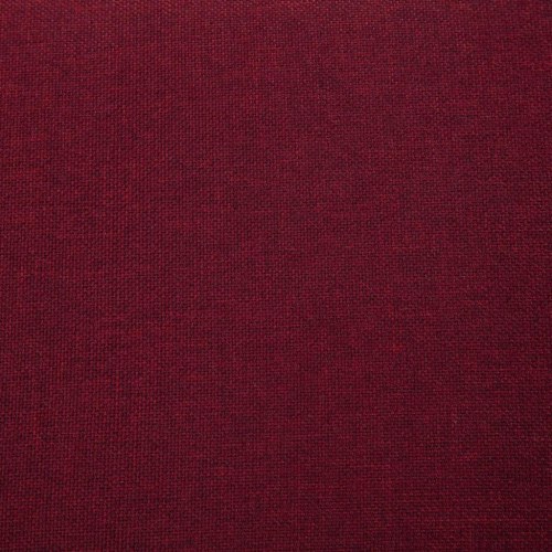 Opbevaringsbænk med låg 116 cm - polyester i vinrød
