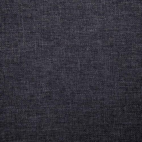 Bænk 139,5 cm polyester mørkegrå
