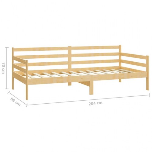 Daybed 90x200 cm massivt fyrretræ