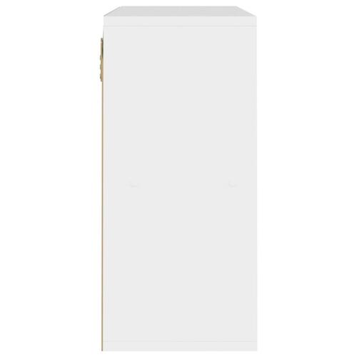 Bogreol 60x27,5x59,5 cm spånplade hvid