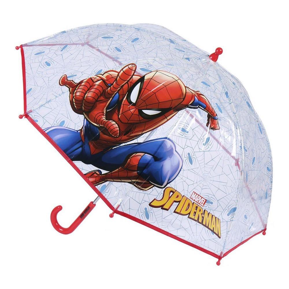Paraply Spiderman Blå