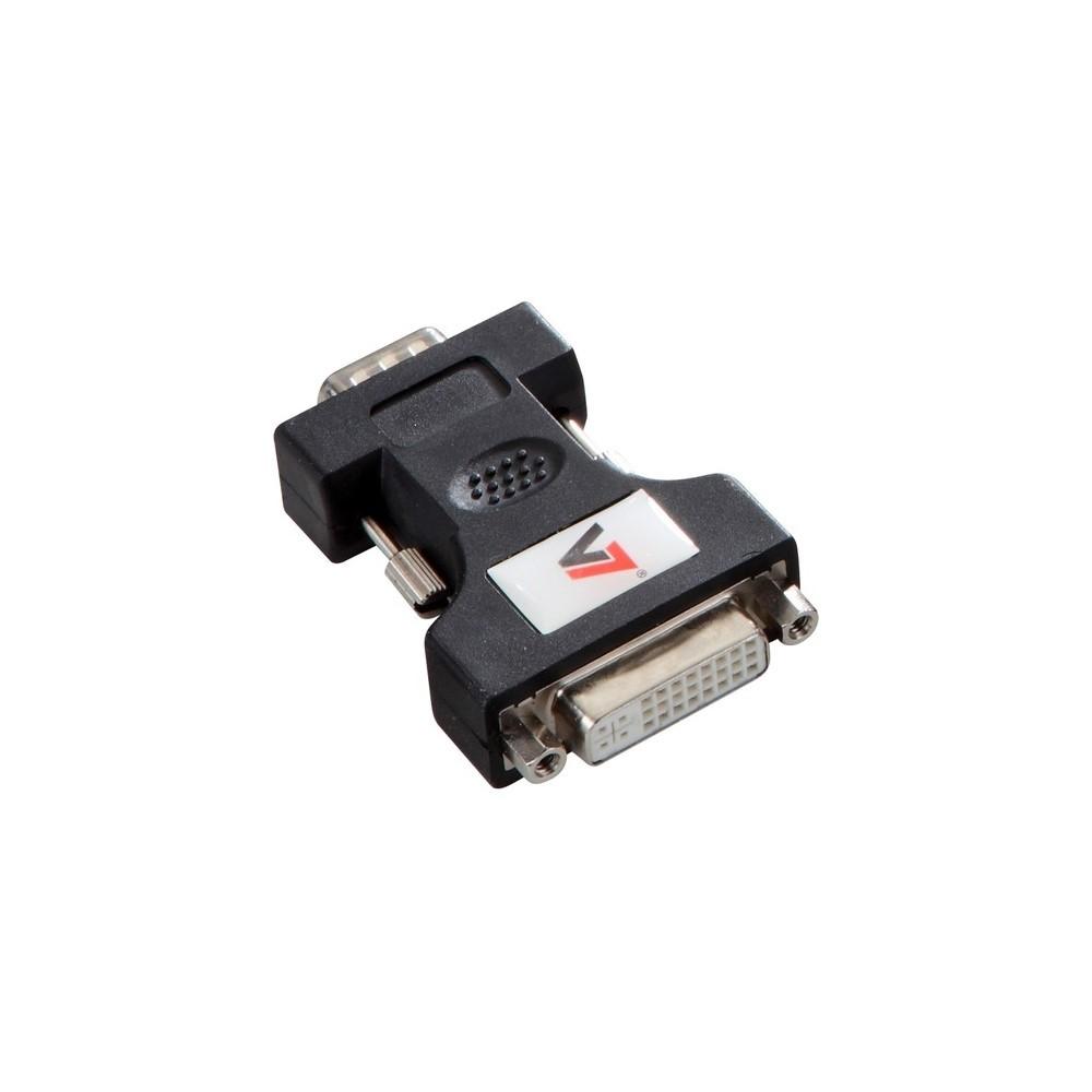 Dvi I Til Vga V7 V7e2vgamdviif Adptr Sort