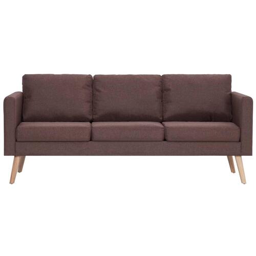 3-personers sofa i stof brun
