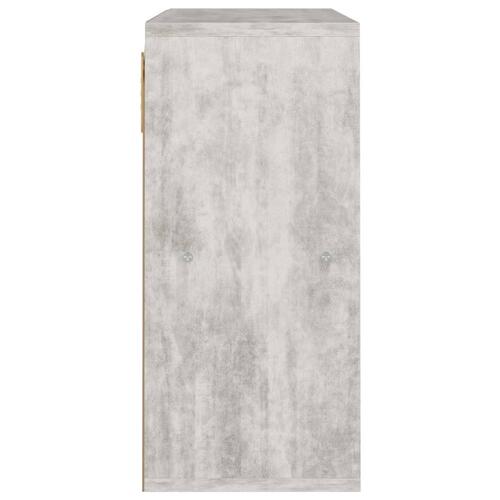 Bogreol 60x27,5x59,5 cm spånplade betongrå