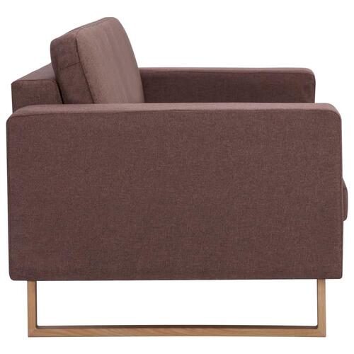2-personers sofa i stof brun