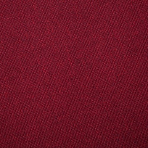2-personers sofa i stof rødvinsfarvet