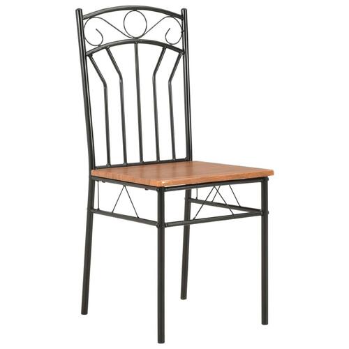 Spisebordsstole 6 stk. MDF brun