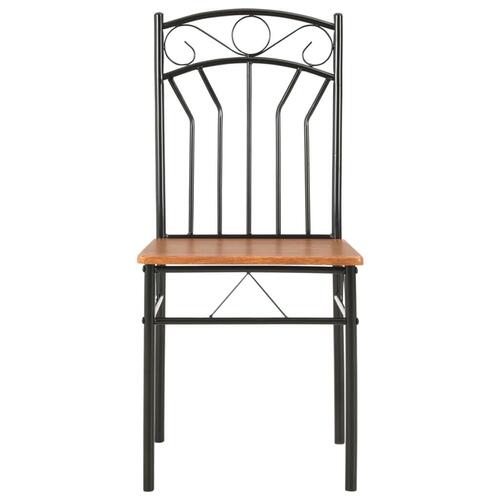 Spisebordsstole 4 stk. MDF brun