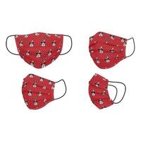 Hygiejnisk maske Minnie Mouse + 11 år Rød