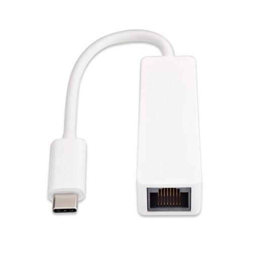 USB C til RJ45-netværksadapter V7 V7UCRJ45-WHT-1E