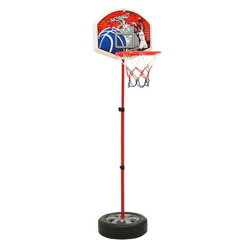 Basketballsæt til børn 120 cm justerbart