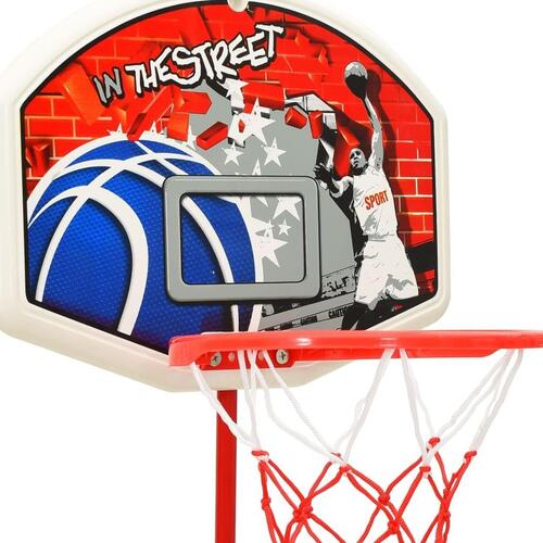 Basketballsæt til børn 120 cm justerbart