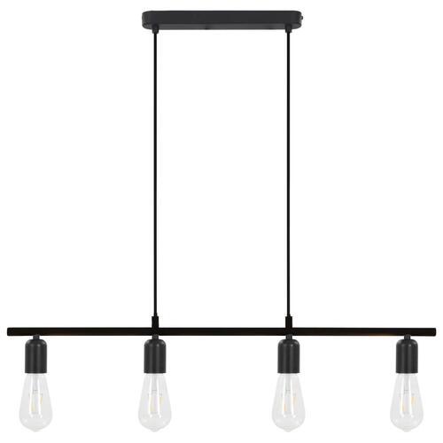 Loftlampe med glødepærer 2 W 80 cm E27 sort