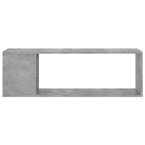 Tv-bord 100x24x32 cm konstrueret træ betongrå