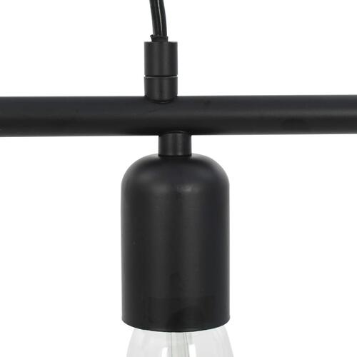 Loftlampe med glødepærer 2 W 80 cm E27 sort
