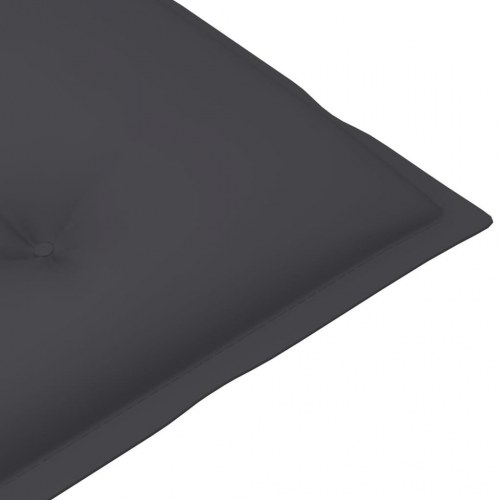 Gyngestol med hynder massivt akacietræ