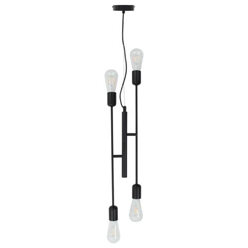 Loftlampe med glødepærer 2 W E27 sort