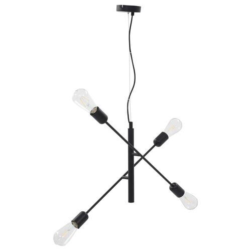 Loftlampe E27 sort