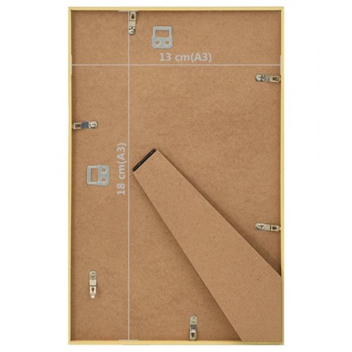 Billedrammer 5 stk. til bord 10x15 cm MDF guldfarvet