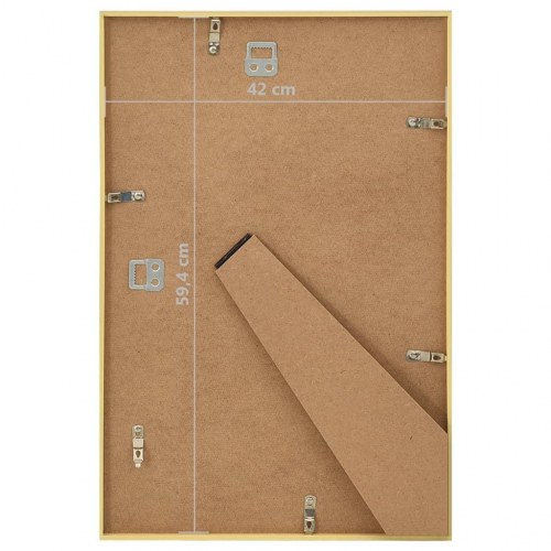 Billedrammer 5 stk. til væg/bord 42x59,4 cm MDF guldfarvet
