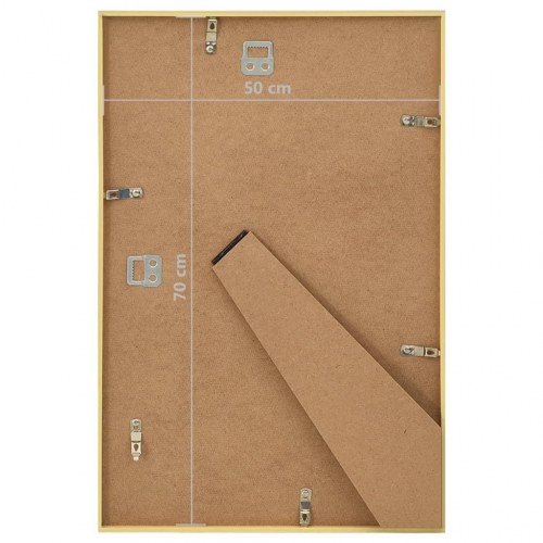 Billedrammer 3 stk. til væg 50x70 cm MDF guldfarvet
