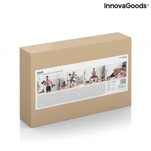 6-i-1 justerbar vægt sæt med træningsguide Sixfit InnovaGoods