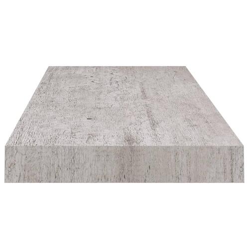 Væghylde 60x23,5x3,8 cm MDF betongrå