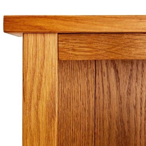 Bogreol med 6 hylder - 52×22×180 cm i massivt egetræ