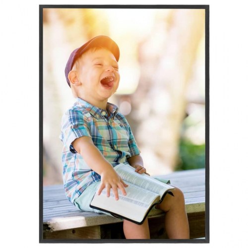 Billedrammer 5 stk. til bord 15x21 cm MDF sort