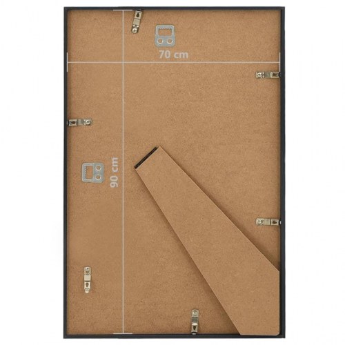 Billedrammer 5 stk. til væg eller bord 70x90 cm MDF sort