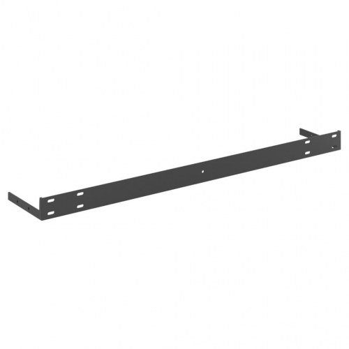 Væghylder 2 stk. 80 × 23,5 × 3,8 cm i MDF - betongrå