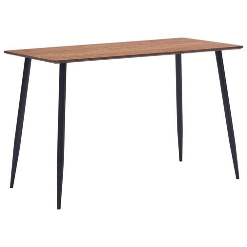 Spisebord 120 x 60 x 75 cm brun