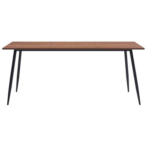 Spisebord 200 x 100 x 75 cm MDF brun