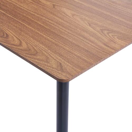 Spisebord 200 x 100 x 75 cm MDF brun